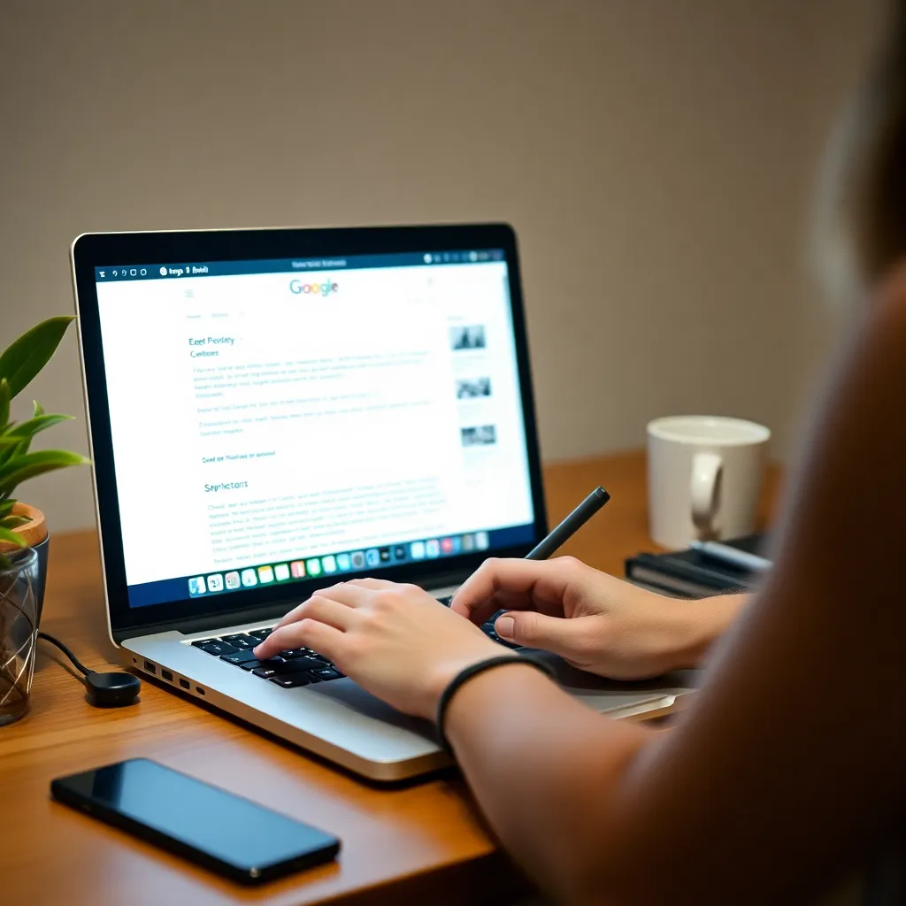 SEO specialist viert succes na het behalen van eerste positie in Google zoekresultaten