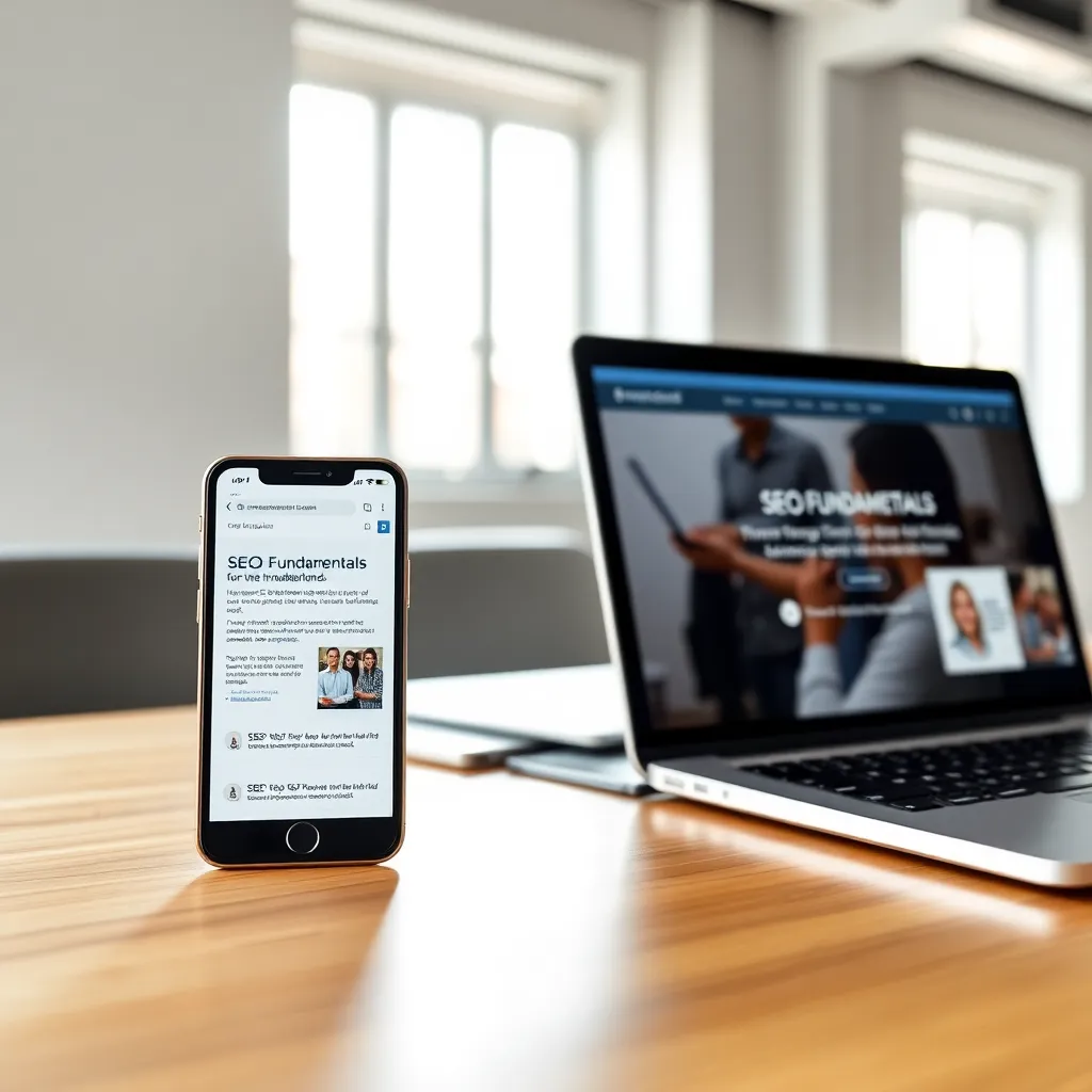 Professional die SEO-metrics analyseert op computerscherm