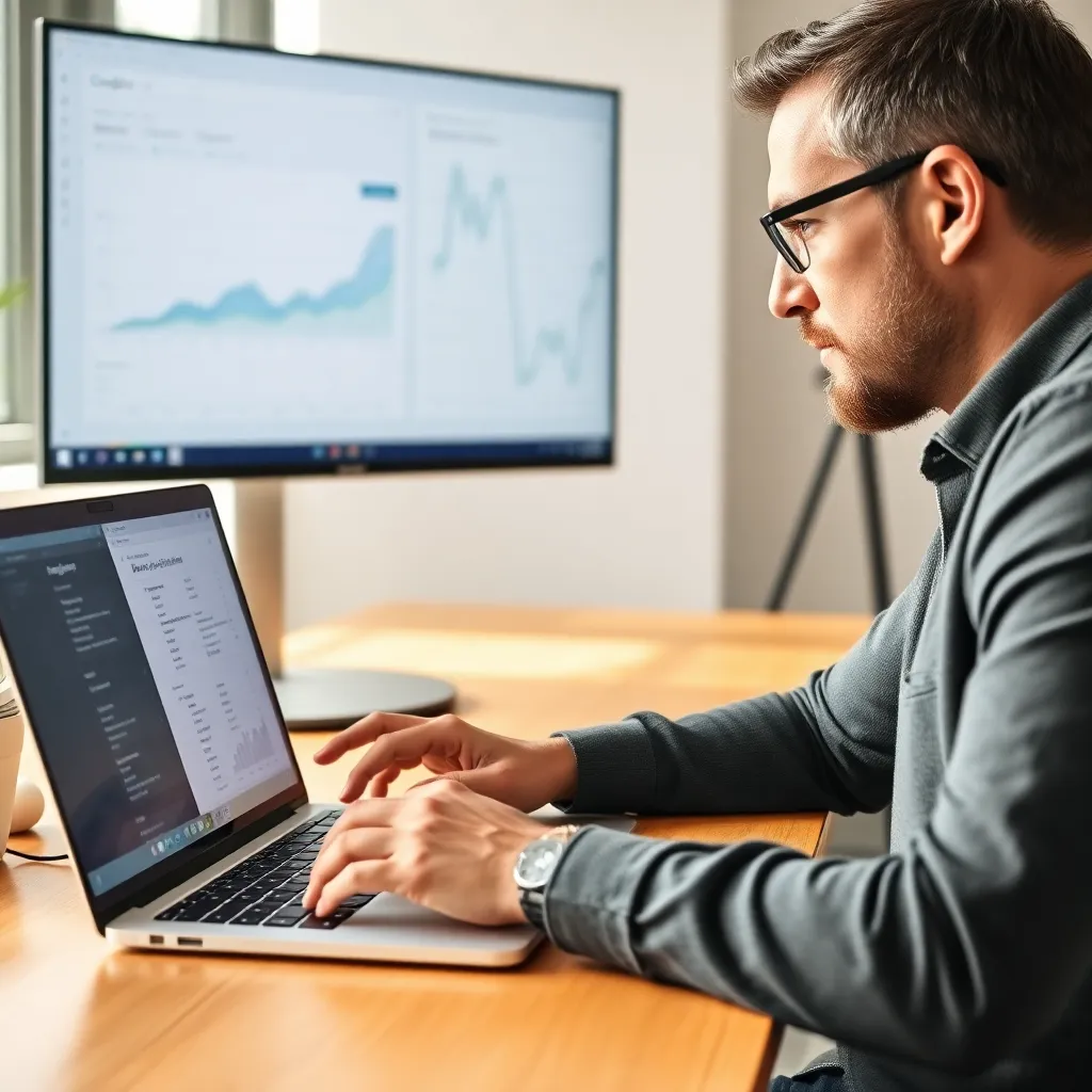 Developer implementeert schema markup code op website